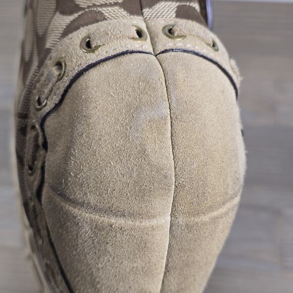 Coach Vintage (2006)Soho Signature Jacquard & Suede Hobo shoulder bag - Preloved - Picture 9 of 16